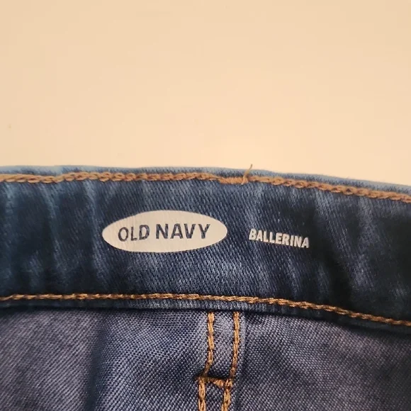 Old Navy Ballerina Denim Jean Shorts Size 10 - Picture 3 of 6